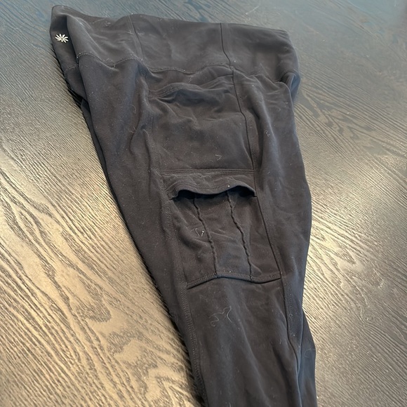 Black Athleta cargo leggings - Picture 2 of 3